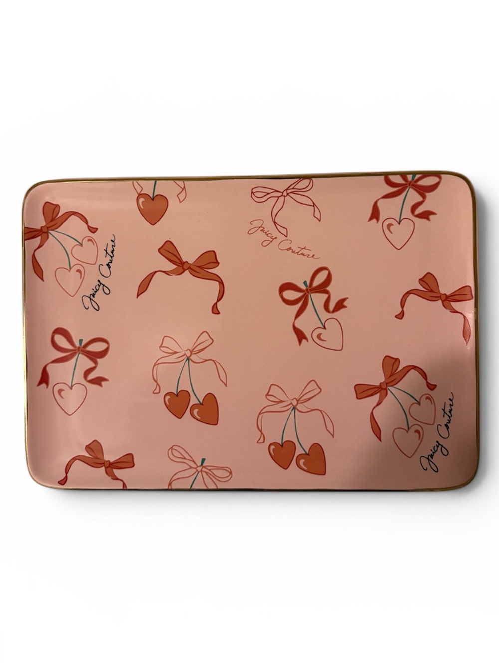 Juicy Couture Brand New Cherry and Bow Trinket Tray
